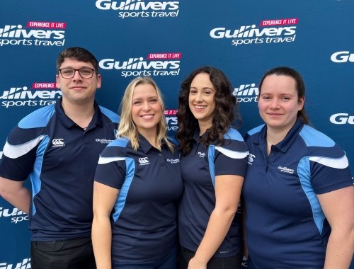Gullivers Sports Travel rugby tour managers - staff