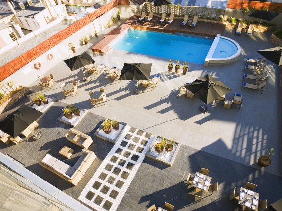 Cape Town Ritz Hotel pool area 