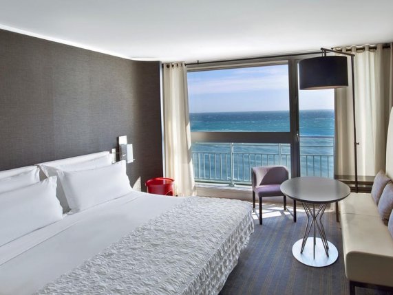 Le Meridien nice deluxe room with sea view 