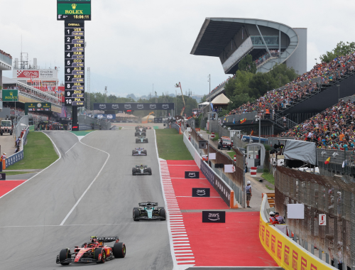 Spanish Formula 1 Grand Prix ticket package with Turn 1 T1 Grandstand tickets