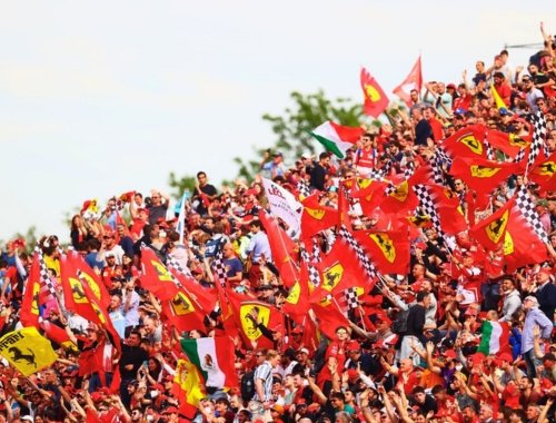 Italian Formula 1 Grand Prix Monza Lesmo Grandstand image