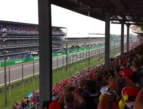 Italian Grand Prix Monza - Left Lateral 4 covered grandstand ticket