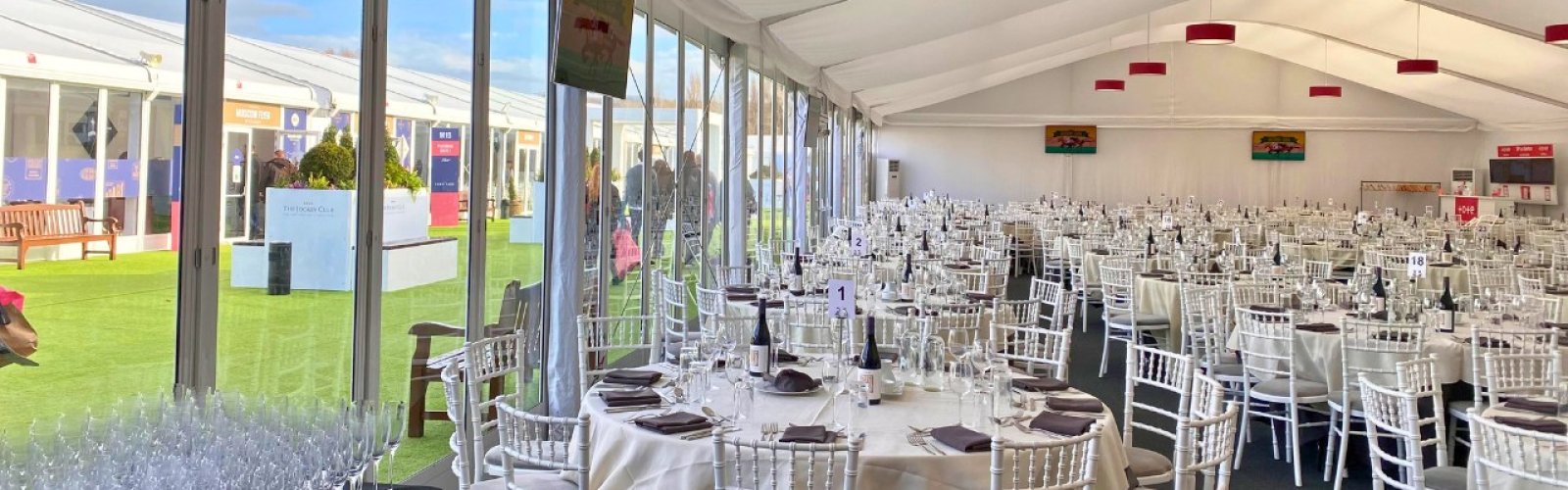 Cheltenham Festival hospitality packages for Platinum Suite Marquee