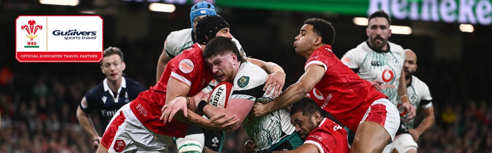 Book Wales v Ireland Men's Guinness Six Nations 2027 tickets, hotel and travel - banner image