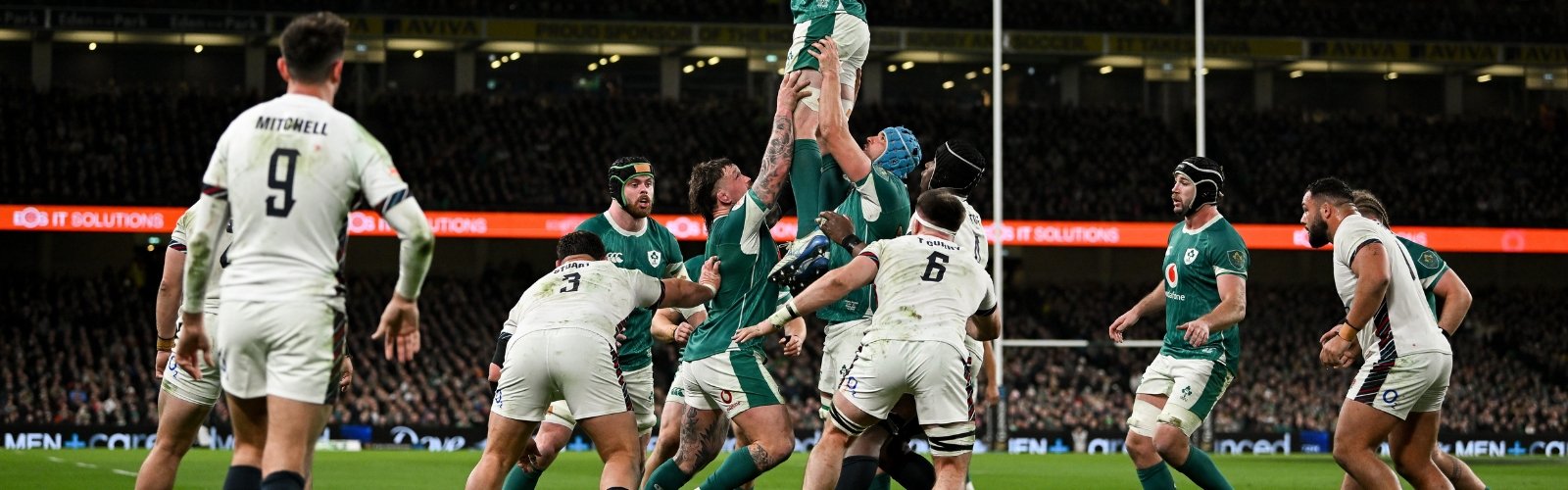Official ticket, travel and accommodation options to see Ireland v England Six Nations 2027 Banner 