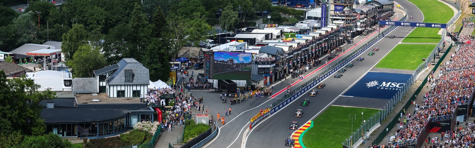 Book the Belgian Formula 1 Grand Prix ticket package with Spa grandstand options - image