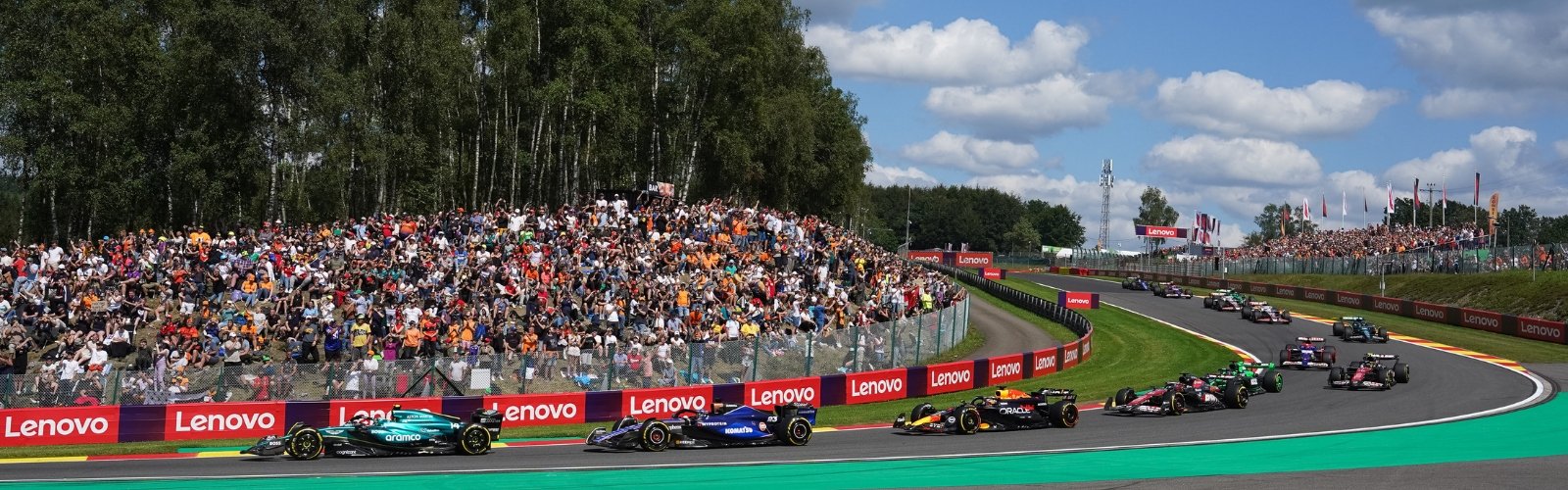 Book the Belgian Formula 1 Grand Prix ticket package with grandstand options at Spa Belgium - image