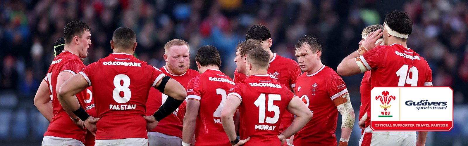 Book official Wales Summer Tour 2026 ticket packages with Gullivers Sports Travel - banner image