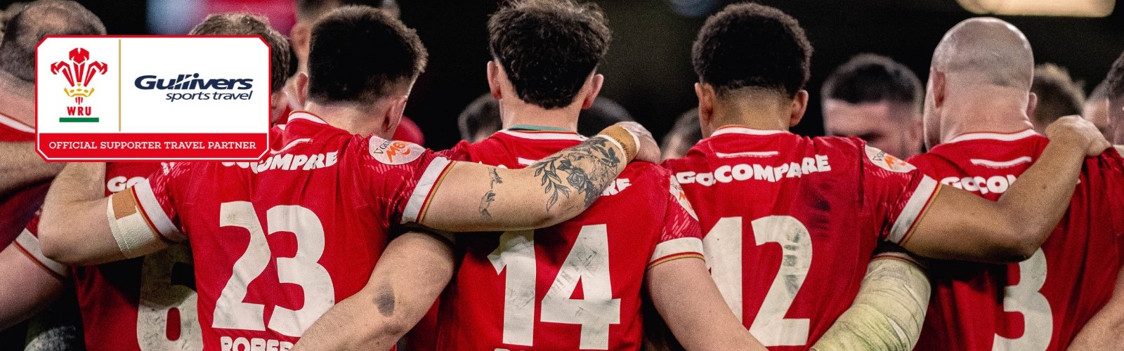 Wales Nations Championships 2026 - Official Ticket and Travel packages with Gullivers Sports Travel banner image