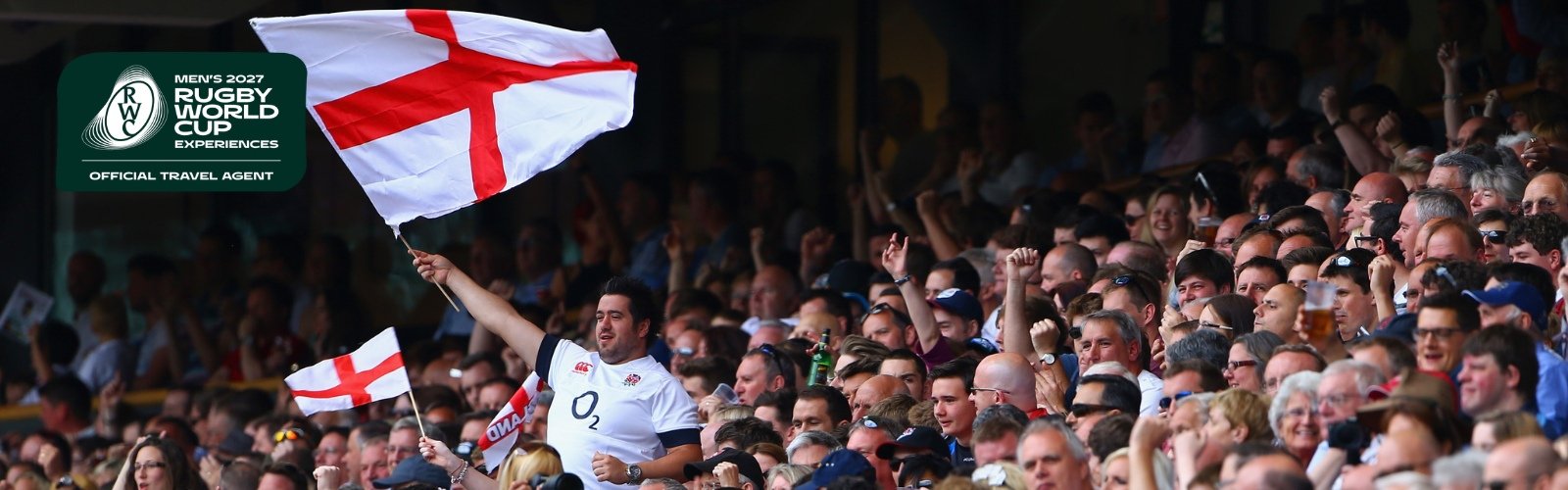 Book Official Men's Rugby World Cup 2027 Australia ticket packages to Follow England - banner image