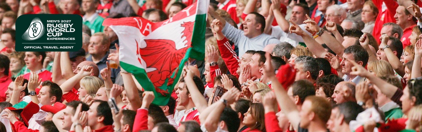Book Official Men's Rugby World Cup 2027 Australia ticket packages to Follow Wales - banner image