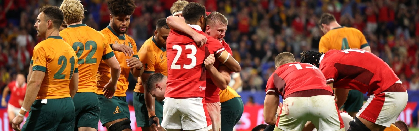 Book Official Men's Rugby World Cup 2027 Australia ticket packages to Follow Wales for last 2Pools, Round of 16 and Quarter Finals Matches - banner image
