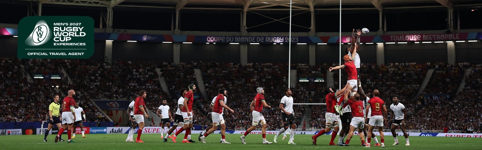 Book Official Men's Rugby World Cup 2027 Australia ticket packages image - Quart-final to Final including international flights