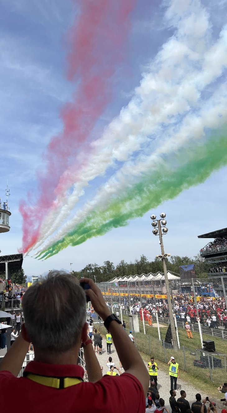 Planes over Monza Grand Prix