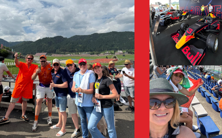 Fans at The Austrian GP Track