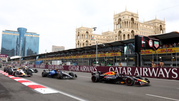 Book the Azerbaijan Formula 1 Grand Prix ticket package grandstand options and hotel accommodation for F1 fans - image