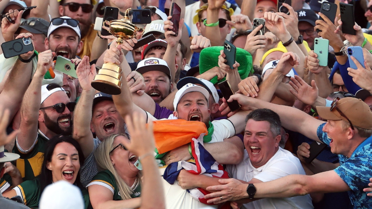 Celebrations at the 2025 Ryder Cup 