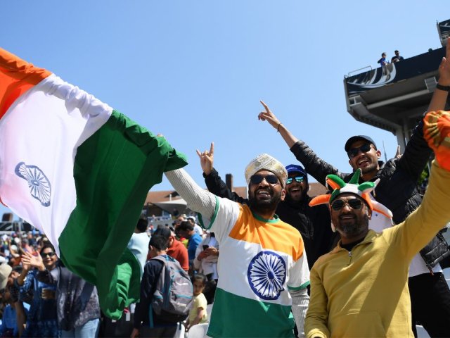 Cricket fans of India react in the crowd - Cricket ticket and travel package