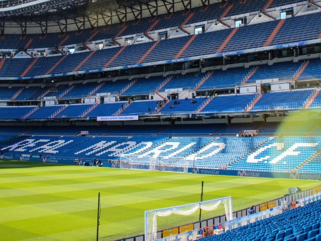 Real Madrid football ticket packages to watch Real Madrid at the Santiago Bernabéu Stadium. Real Madrid ticket & hotel packages image