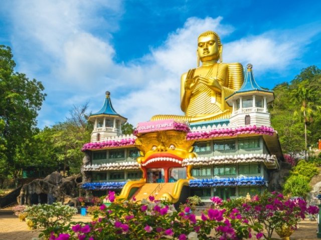 Book Sri Lanka v England 2026 ticket package with Dambulla Rock Temple excursion - image