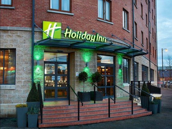 Match ticket and travel staying at the Holiday Inn Belfast City Centre.