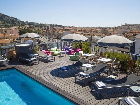 Best Western Plus Cannes Riviera Hôtel & Spa terrace