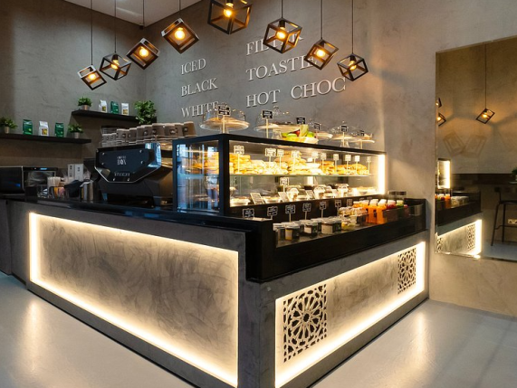 voco Bonnington Dubai hotel - cafe