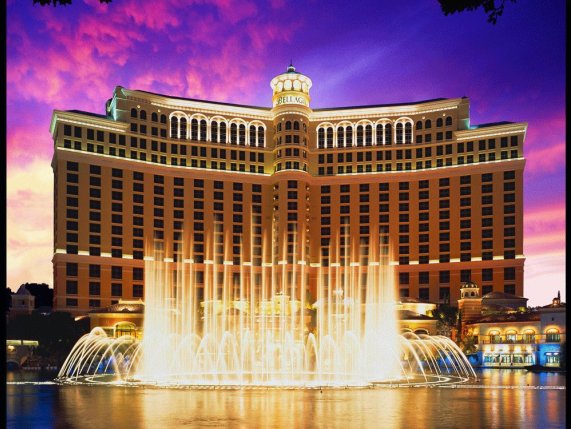 The Bellagio hotel exterior 