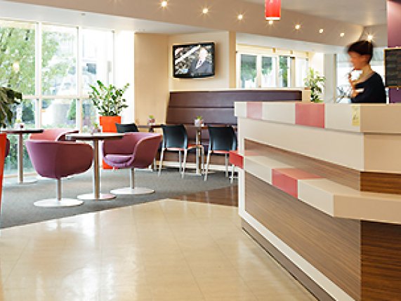 Ibis Cardiff centre reception area 