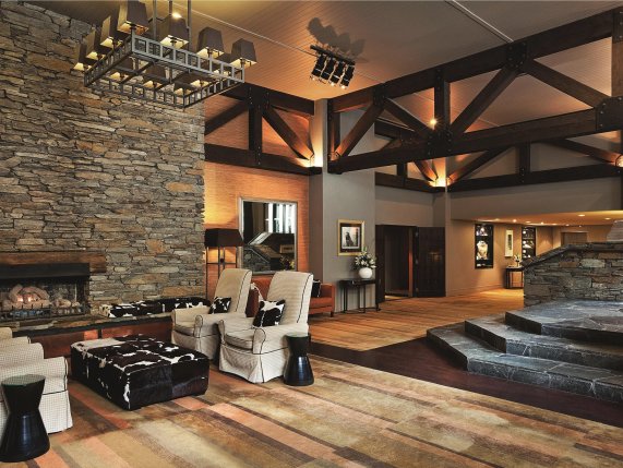 Hilton St Moritz lobby area 