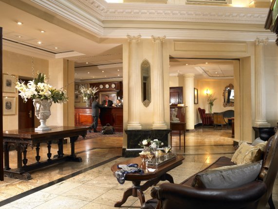 O'Callaghan Davenport Hotel lobby area 