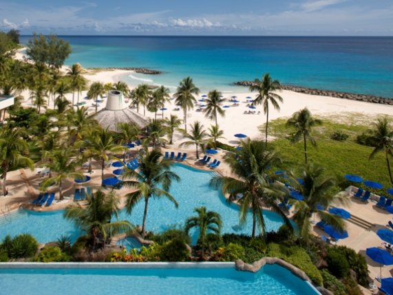 Hilton Barbados Resort ocean pool view 
