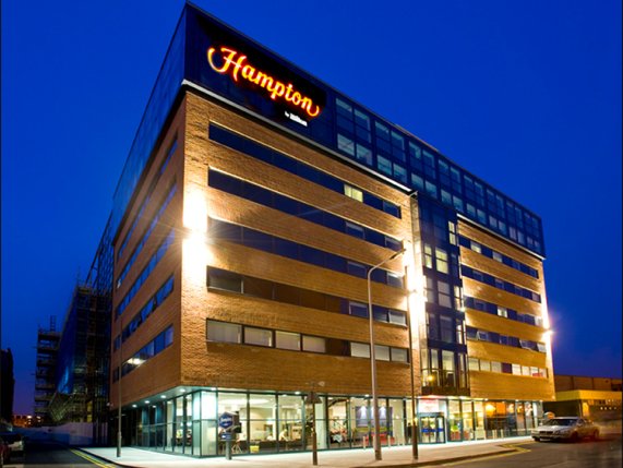 Hampton by Hilton exterior, Liverpool city centre 