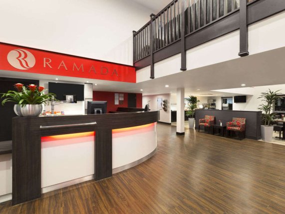 Ramada Hotel reception area, Oxford 