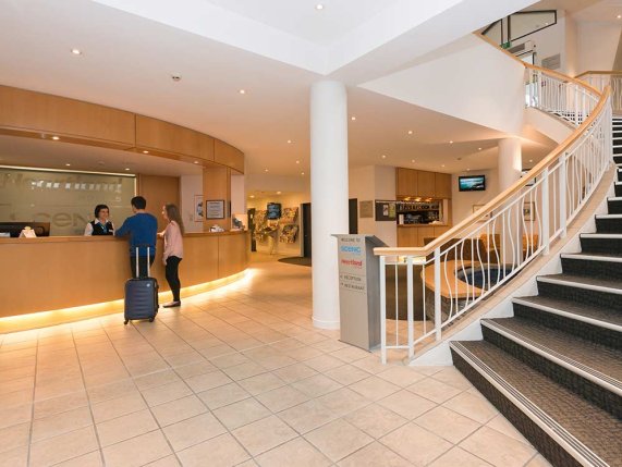 Scenic suites Queenstown lobby area 