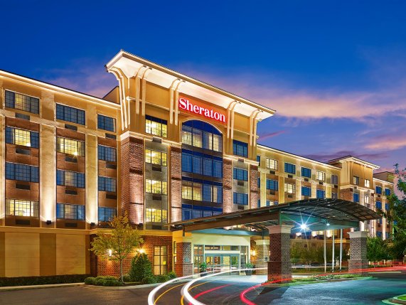 Sheraton Augusta hotel exterior 