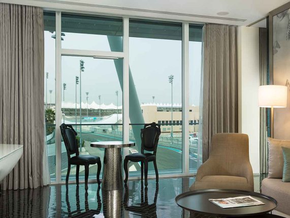 Yas Island Viceroy race track suite 