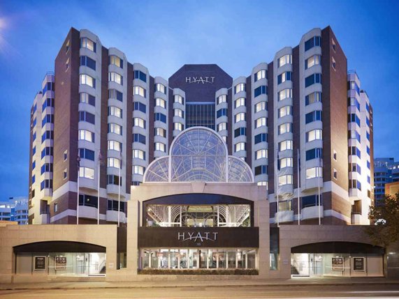 Hyatt Regency hotel exterior, Perth 