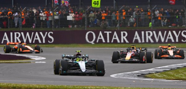 British Formula 1 Grand Prix ticket package for F1 fans with Grandstand options, hotel, travel and more. Watch F1 at Silverstone live image