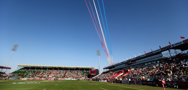 Dubai Sevens Rugby ticket package to watch rugby 7s in the UAE. Ticket & hotel options to experience rugby at the Dubai Sevens Stadium. Image