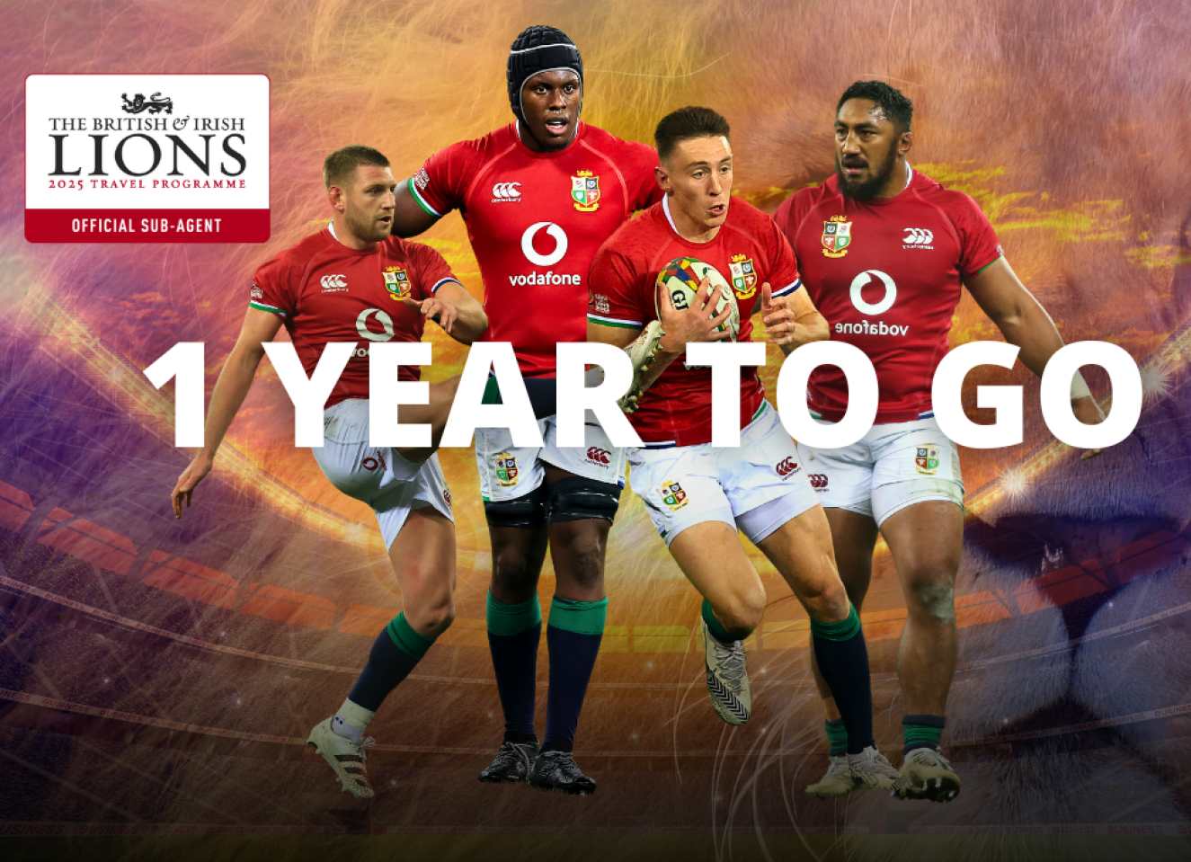 The British & Irish Lions Australia 2025 ticket packages - 1 Year to go image