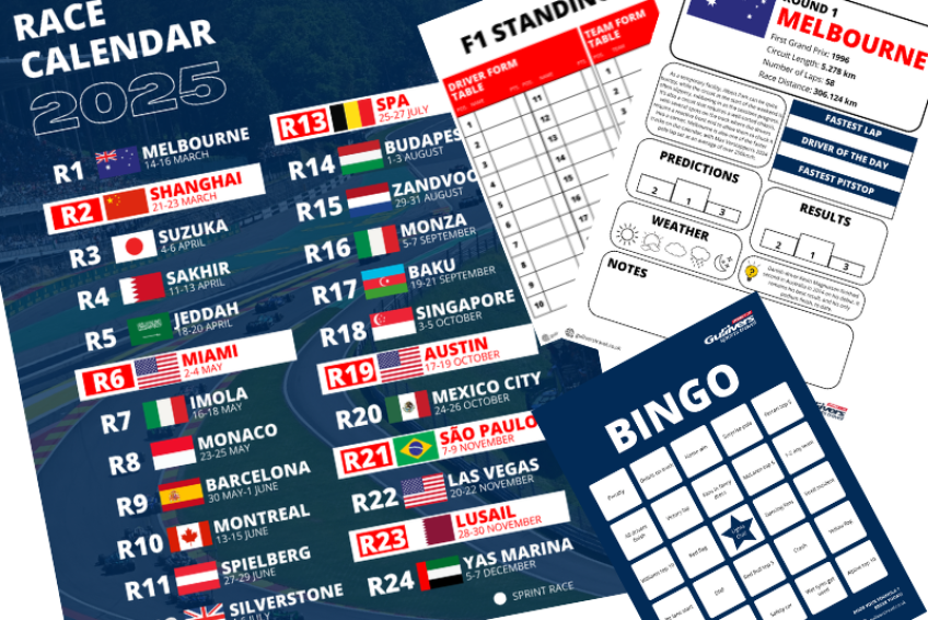 Formula 1 2025 calendar, race guide & more – Download for FREE - image