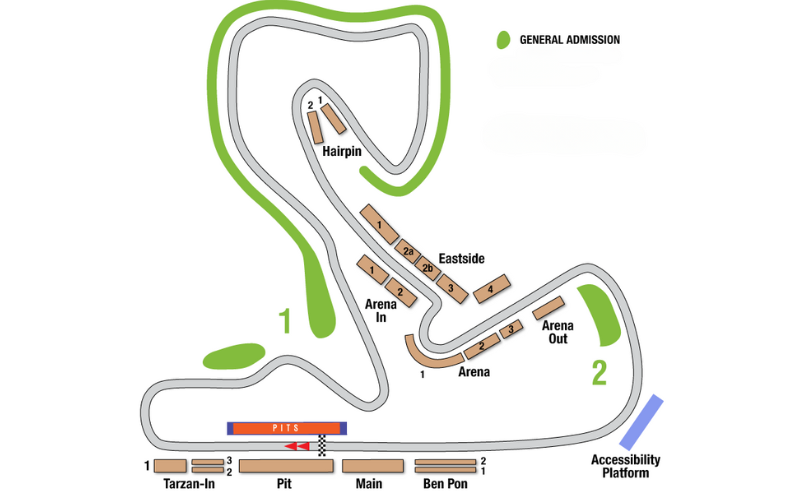 Dutch Formula 1 Grand Prix Circuit Map Circuit Zandvoort