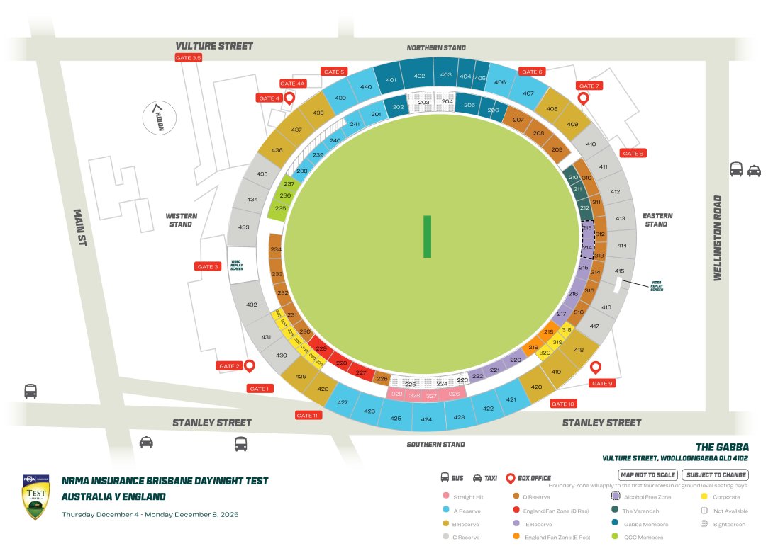 2025/2026 NRMA Insurance Ashes Series - Gabba