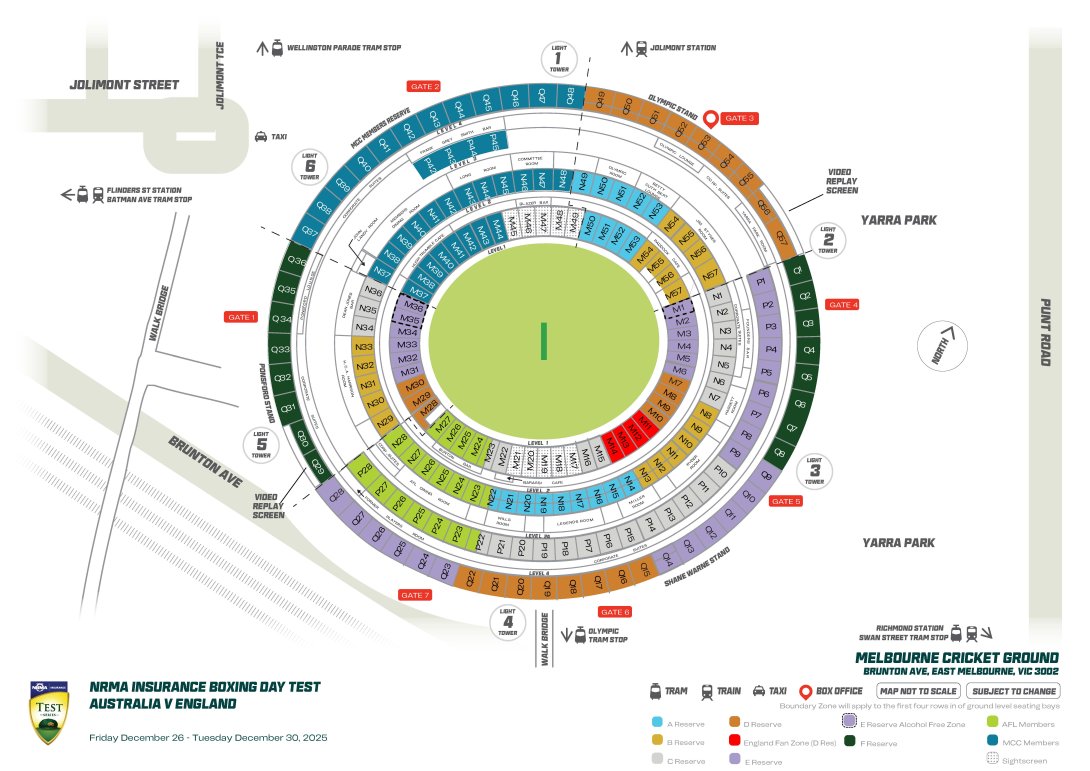 2025/2026 NRMA Insurance Ashes Series Test - MCG