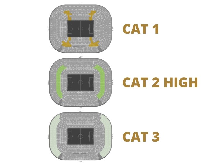 Real Madrid FC Bernabeu Stadium map TicketS IMAGE