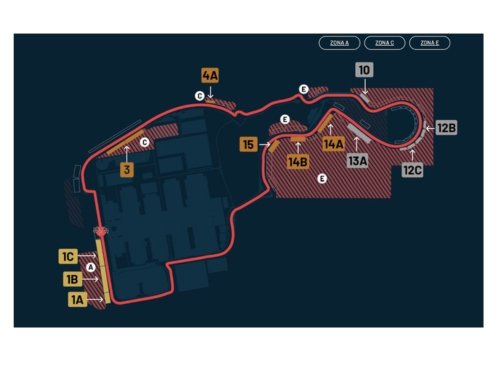 Book 2027 Madrid Grand Prix with official tickets, hotel and travel options - Madrid Circuit Map.