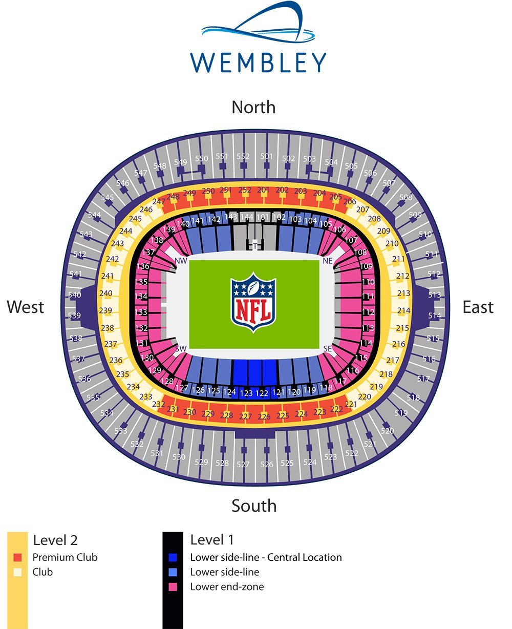 Jaguars Seating Map  Jacksonville Jaguars 